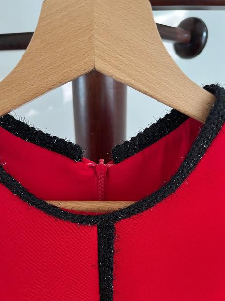 Sandro ferrone  červené šaty, s