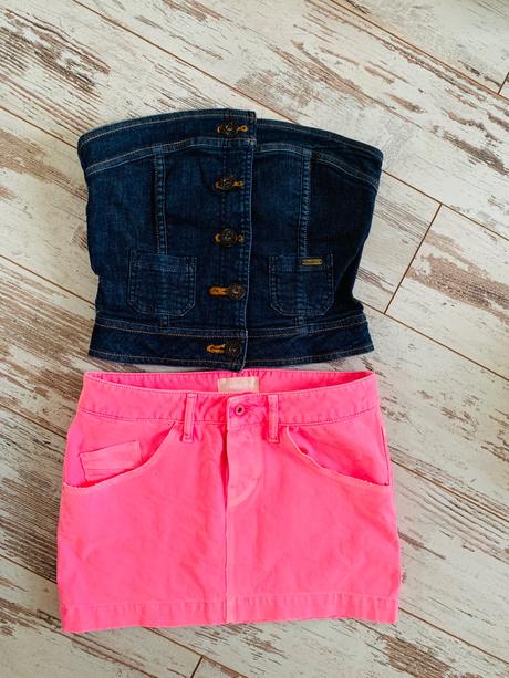 Riflovy korzet pepe jeans, pepe jeans,xs