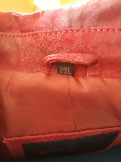 Kožený kabát značka k cero, xl