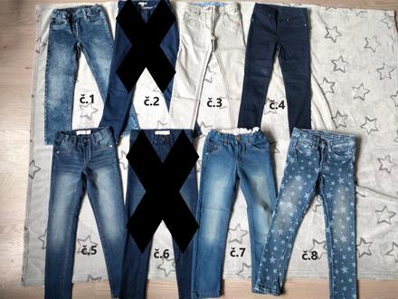 Rifle a jeggings veľ.116/122 - aj po ks, 116