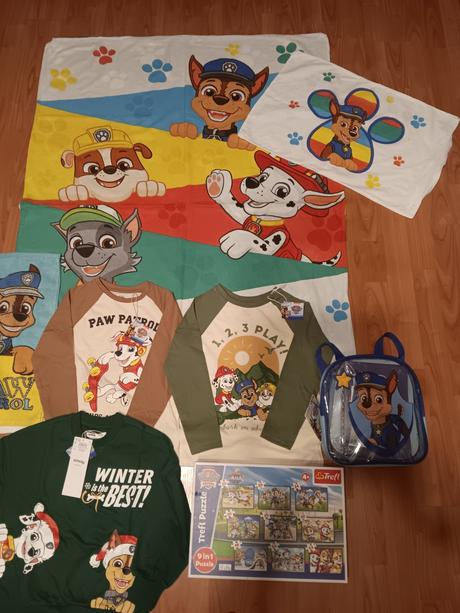 Labková patrola - obliečky, tričká, puzzle, 