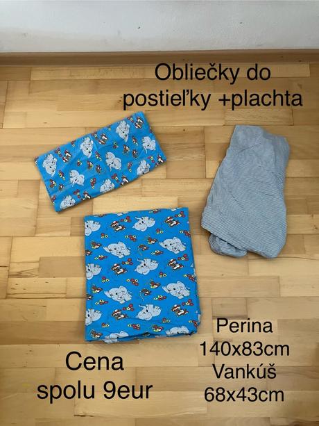 Obliečky do poslieľky+ plachta, šírka (cm): 80,dĺžka (cm): 140