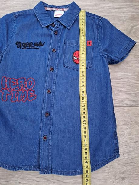 1xoblecená košeľa spider man velk.116, f&f,116