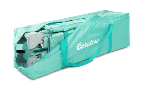 Caretero cestovná postieľka basic plus mint, šírka (cm): 60,dĺžka (cm): 120