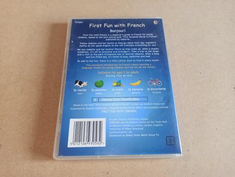Dvd usborne first fun with french,