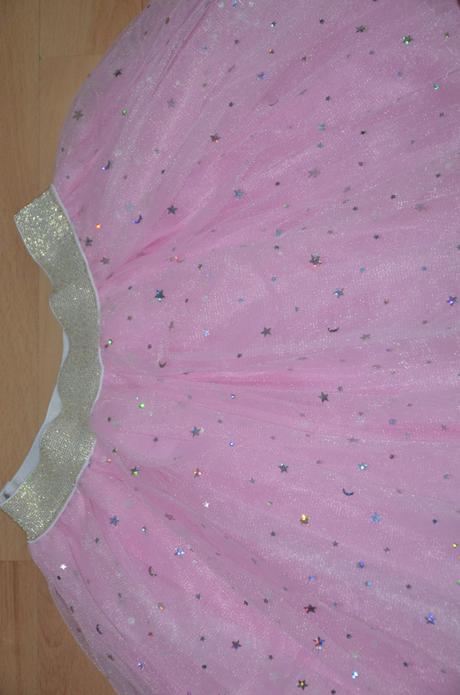 Tutu sukňa ružová s tblietkami so spodničkou nová, <50 - 128