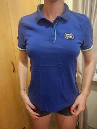 Tmavomodré tričko martini racing porsche, s