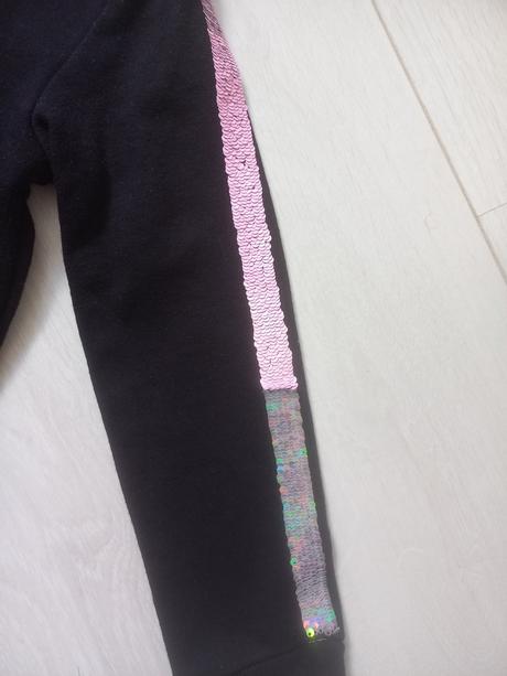 Dievčenská mikinka, šaty, h&m,110