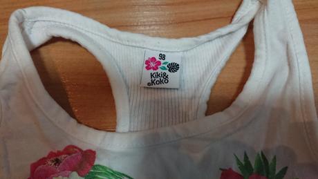 Dievcenske letne bavlnene tielka 3 kusy, 98