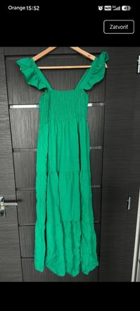 Krasne zelene saty s,m,l, 