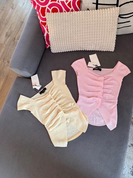 Zara pletený top, zara,m / s / xs