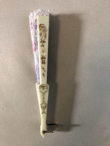 Farebny kvietkovany vejar,24 cm, 