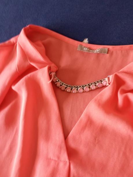 Lososove tričko s retiazkou, orsay,42