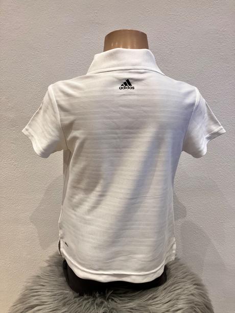 Chlapčenské tričko biele adidas, adidas,116