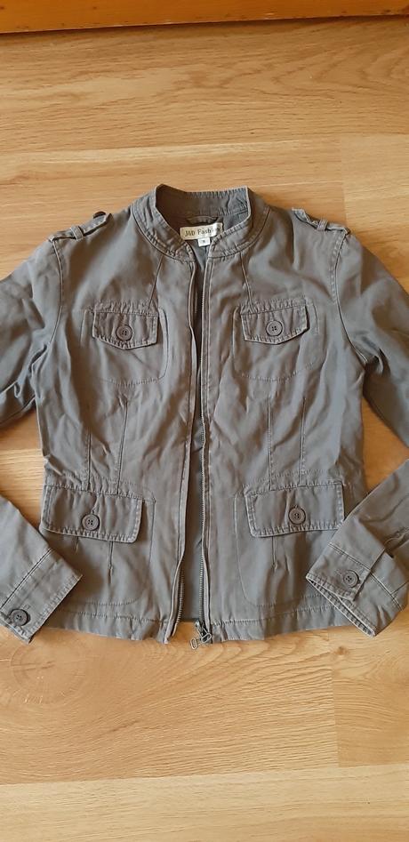 Khaki prechodná bunda s, s