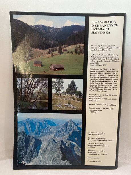 Kniha- spravodajca o chránených územiach slovenska, 