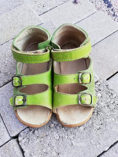 Kožené sandalky rak 25, rak,25