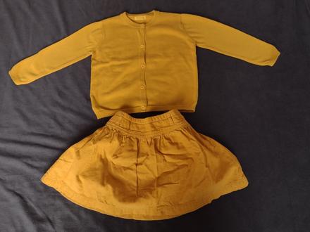 Svetrík+ sukňa, c&a,110