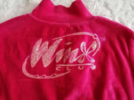 Semišová mikinka winx 116/122, 122