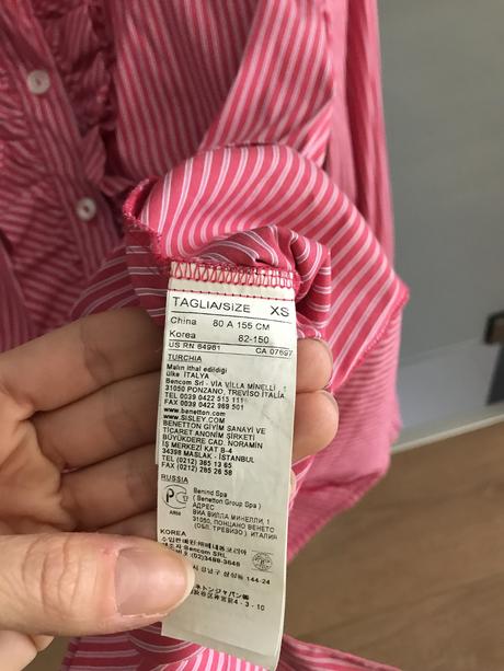 Strečová košeľa benetton, benetton,xs