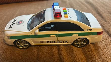 Veľké policajné auto zvuky+sveti, 