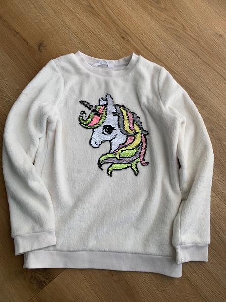 Dievčenská mikina h&m č. 134/140, h&m,140