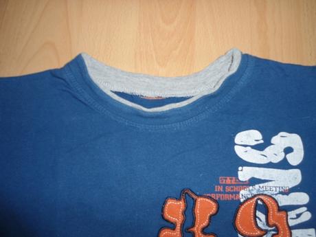 Tmavomodre chlapcenske tricko, 128
