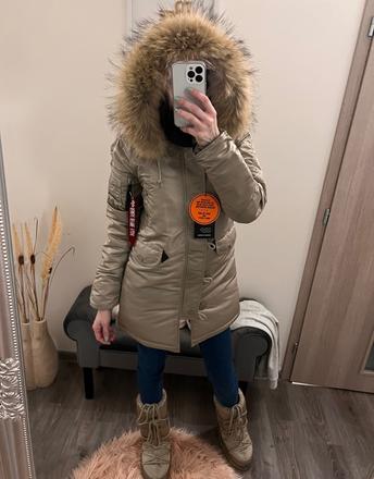 Alpha industries zimná bunda, xs