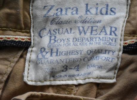 Krémové šortky zara pre chlapca, zara,104
