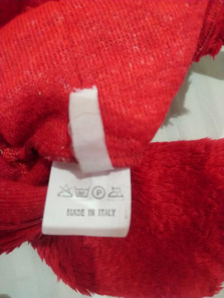 Dvojdielny kostým fleesová jahôdka, 110-116 cm,