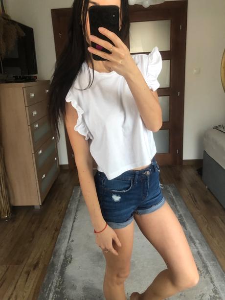 Biely top zn. zara, zara,xs