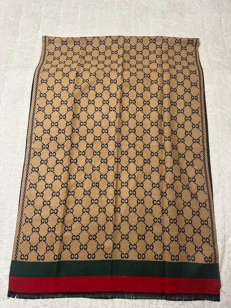 Veľký kašmírový šál obojstranný dvojfarebný,