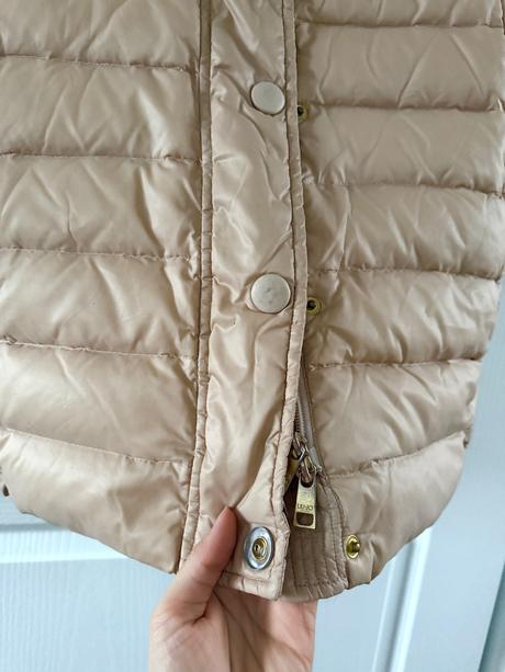 Béžová páperová bunda liu jo, liu jo,s