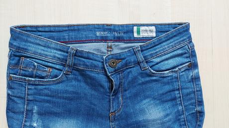 Damske dievcenske rifle, denim,s