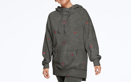 Victoria's secret vyšívaná oversize mikina, victoria's secret,s