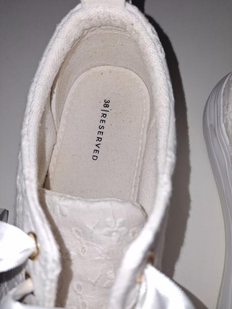 Biele madeirové tenisky, plátenky, espadrilky, zna, reserved,38