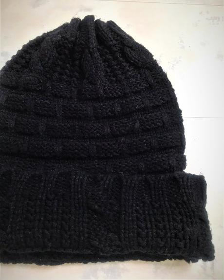 Čiapka beanie / otvor na vrkoč, xl
