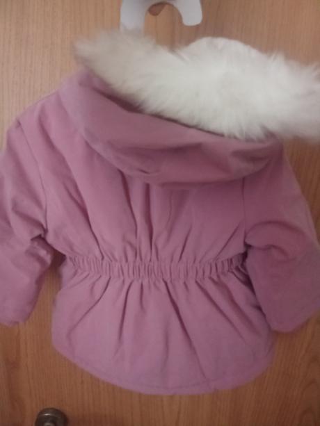 Ružová bundička s kapucňou, primark,68