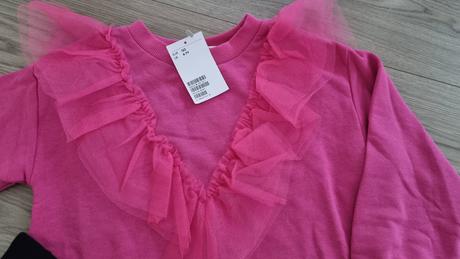 Dvojdielna súprava mikiny a legín, h&m,122