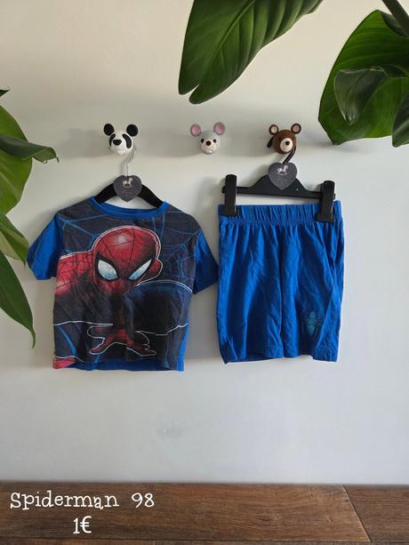 Spiderman 98 pyžamá, marvel,98