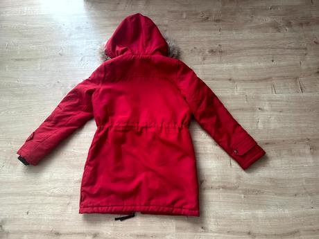 Červená zimná bunda značky vero moda, vero moda,s