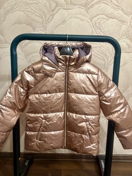 Krásna metalická zimná bunda, 146