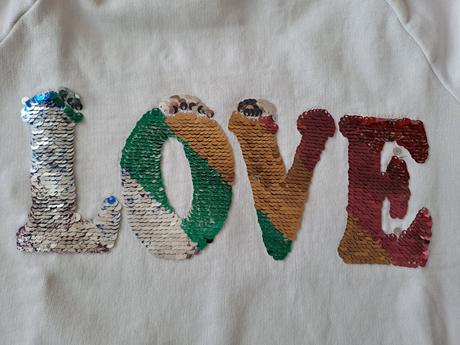 Lindex mikina s flitrami, lindex,128