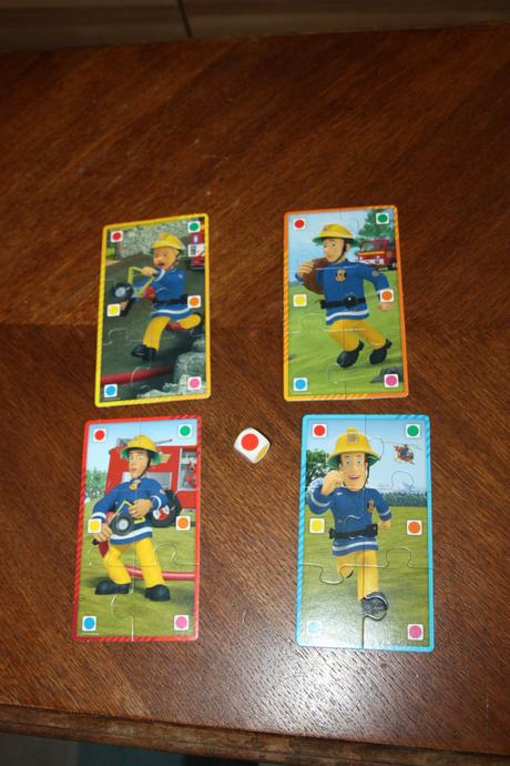 Hasič sam - hoď kockou a skladaj - od 4 rokov, 