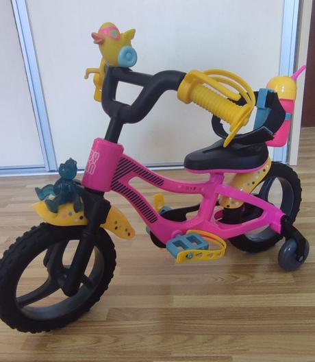 Baby born bicykel+prilba, 