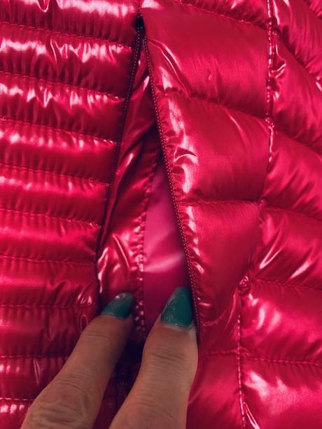 Ružovočervená metalická vetrovka guess originál, guess,l / m