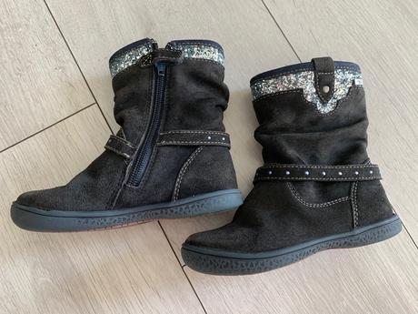 Čižmičky modré s trblietkami, lurchi,25