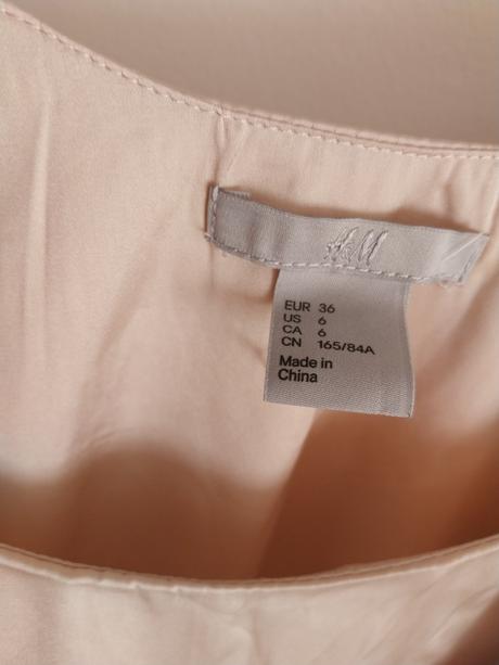 Elegantne satenkove saty, h&m,36