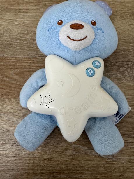 Medvedík s hudbou a svetlo chicco,