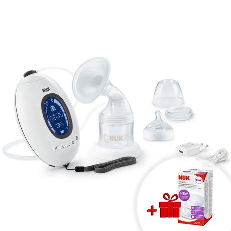 Elektronická odsávačka nuk nature sense+nádobka se,